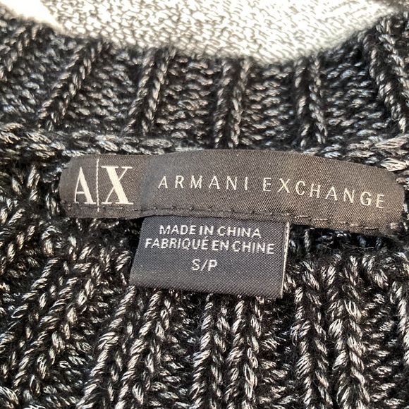 Armani Exchange Chunky knit Sweater Dress/Tunic Sz S 🖤 - Picture 9 of 9
